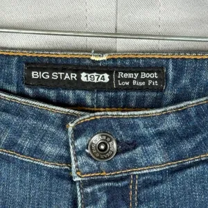 Big Star Remy Boot Jean Womens 32x32 Blue Lo Rise Denim Y2K Flare Western Casual thumbnail 2