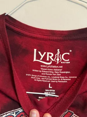 Lyric Nation Sweet Home Alabama T-Shirt thumbnail 2