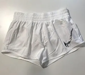 Women's Nike One Dri-FIT Mid-Rise Brief Lined Graphic Shorts thumbnail 1