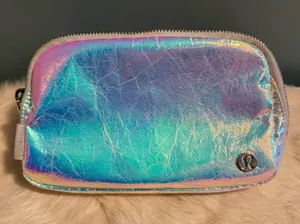 Lululemon Everywhere Iridescent Belt Bag Silver thumbnail 1