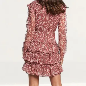 Alessia Frill Dress in Ditsy Flor | Bardot Size M thumbnail 3