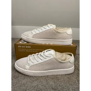 New Soludos Ibiza Oasis White Canvas Sneakers Women’s Size 8 thumbnail 2