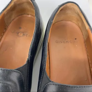 Givenchy black leather studded low top slip on platform shoes size 36 thumbnail 3