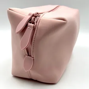 NEW! Burberry Clutch Toiletry Bag Cosmetic Pouch Travel Case ~ Pink 💞 thumbnail 6
