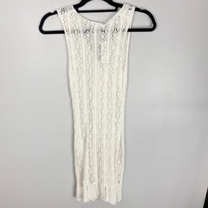 Cupshe Knit Lace Up Beach Cover-Up Dress Size Small NWT Resort Vacation Cruise thumbnail 7