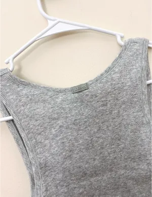 SKIMS cotton rib tank in light heather grey size XS thumbnail 11