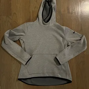 Women’s Nike Dri-Fit Gray Jogging Hoodie Sz Medium thumbnail 1