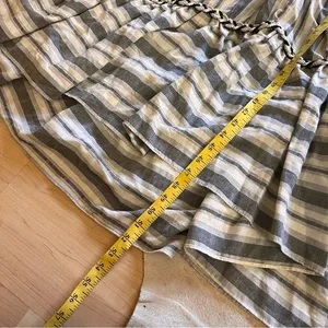 MISA Fournier Striped‎ Maxi Cotton Bohemian Dress Size Small thumbnail 13