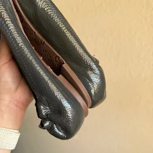 Tory Burch Reva Tumbled Patent Leather Flats thumbnail 5