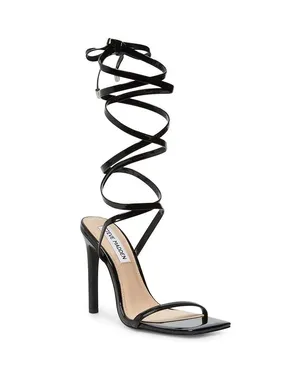 Steve Madden Black Patent Uplift Lace Up Heels thumbnail 8