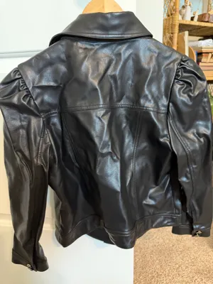 NWT Faux Leather Jacket thumbnail 5