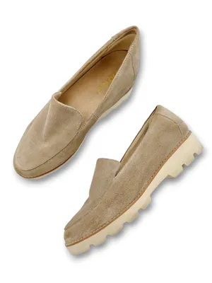 Vionic Kensley Loafers Women’s Size 7.5 Taupe Suede Lug Sole Comfort Shoes thumbnail 16