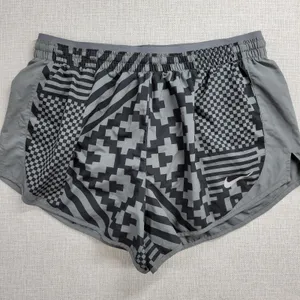 Nike Tempo Runway Lux Dri-FIT Women's M Black Gray Running Athletic Shorts thumbnail 1