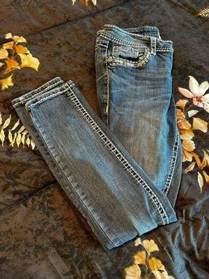 Charme Western Straight Leg Jean thumbnail 1