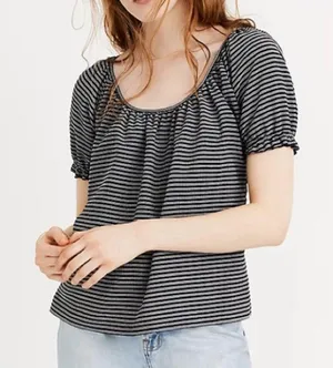 TEXTURE & THREAD PEASANT TOP Medium New thumbnail 2