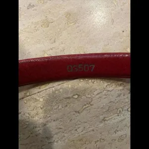 Brighton 03507 Red Leather Southwest Beaded Belt Size Women's‎ M thumbnail 6