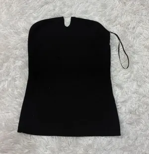 Naked wardrobe Black Strapless Structured Top thumbnail 1
