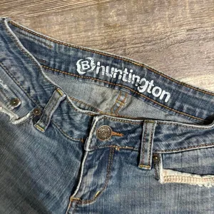 Y2K B Huntington blue bootcut jeans with‎ distressed details thumbnail 2