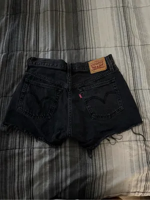 Levi's Black Denim Shorts - Women's thumbnail 2