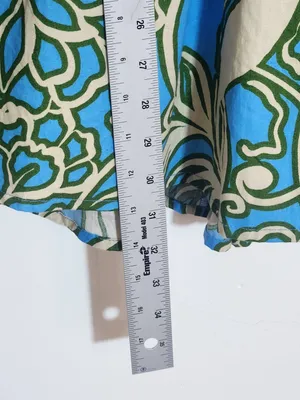 Sincerely Jules Blue and Cream Print Mini Dress Size Small Wedding Guest Dress thumbnail 8
