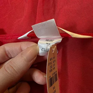 Victoria's Secret Angel's NWT Y2K 2006 Red Sheer Slip thumbnail 6