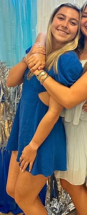 Hello Molly Blue Mini Dress thumbnail 1