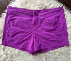 Athleta Costa Shorts in Jazzy Purple thumbnail 3