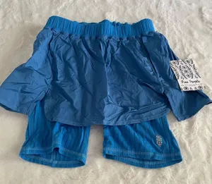 nwt new free people movement blue skort size extra small XS thumbnail 1