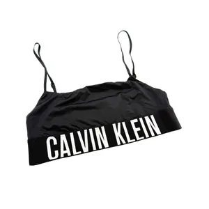 Calvin Klein Sport Bra Tank Top Cropped Tank Top Gym Tee Sport Top Bustier Bralette thumbnail 2