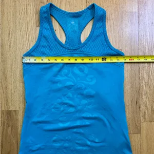 Disney Parks Athletic Performance Racerback Mesh Tank Top Teal Size S thumbnail 5