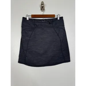 Kuhl Women Gray Heathered Active Skort Athletic Hiking Skirt Small Zipper Pocket thumbnail 2