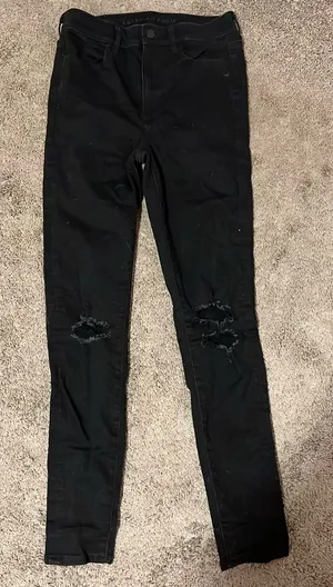 Black Skinny American Eagle Jeans thumbnail 1