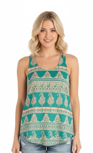 Umgee High low Tank Top/shirt Size Medium thumbnail 1