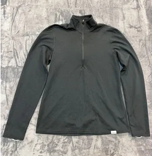 Patagonia Capilene 3 Midweight Base Layer Womens Black 1/4 Zip Top Small thumbnail 1