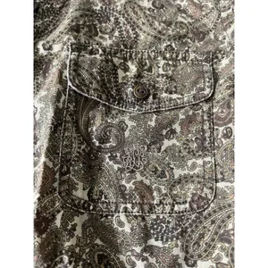 Ralph Lauren Paisley Button Down Shirt Brown Multicolor Long Sleeve Small thumbnail 5