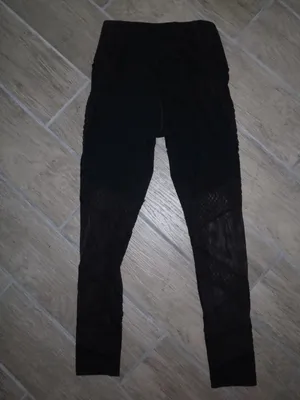 Victoria's Secret Black High-Waist Mesh Leggings thumbnail 5