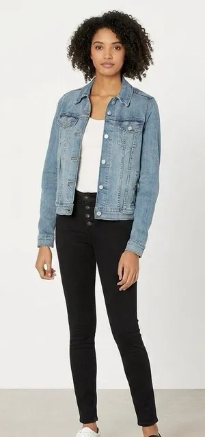 Levi’s Classic Denim Size XS Small Trucker Jean Denim Jacket thumbnail 1