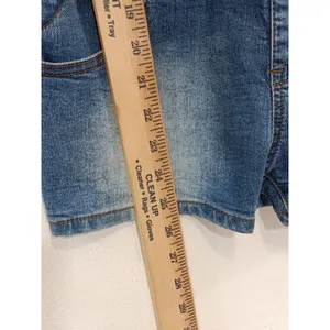 Chiqle Women’s Denim Overall Shorts Blue Size Small thumbnail 6