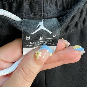 Jordan Women's‎ Black Track Pants with Logo medium thumbnail 4