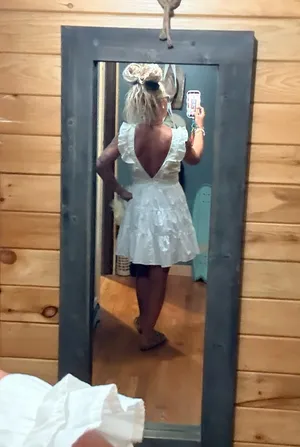 Abercrombie cotton ruffled babydoll dress S thumbnail 5