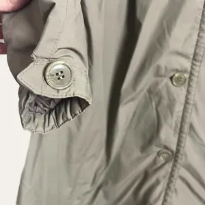 Vintage Thermaster Khaki Wool Insulated Trench Coat Size 6 thumbnail 10
