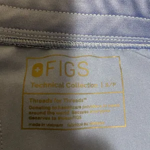 Figs Zamora Jogger Scrub Pants with Drawstring in Cell Blue thumbnail 15
