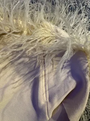 Staud Nellie Feather Crop Top thumbnail 3