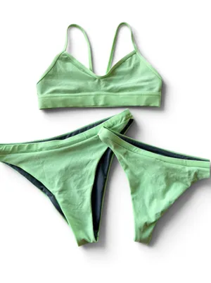 Jolyn 3 Piece Bikini Set Annie Medium Holland Large Mara Small in Mint thumbnail 1