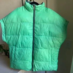 UGG Blue Sydnee Reversible Puffer Vest thumbnail 9