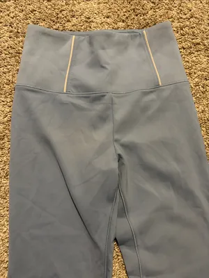 Vuori Women’s Evolve Lunar Blue Athletic Leggings Small thumbnail 5
