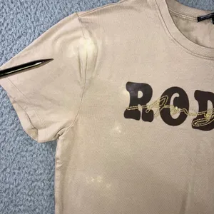 Rodeo Graphic Tee Women L Tan Bleached Western Retro Coastal Cowgirl Festival thumbnail 3