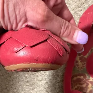 b.o.c. Red Floral Flats Size 9 thumbnail 9