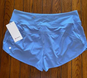 Lululemon Speed Up Short High Rise 2.5” Mesh Vent Prep Blue Size XL NWT thumbnail 1