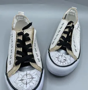 New without tags Twisted step into and out of tennis shoe size 6 thumbnail 1